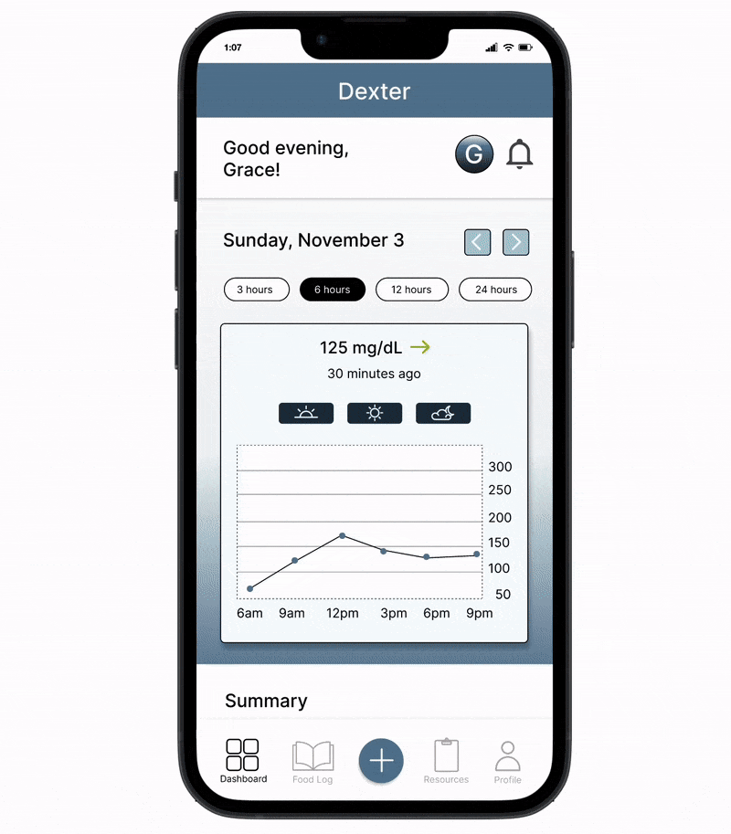 Dexter app demo screen recording