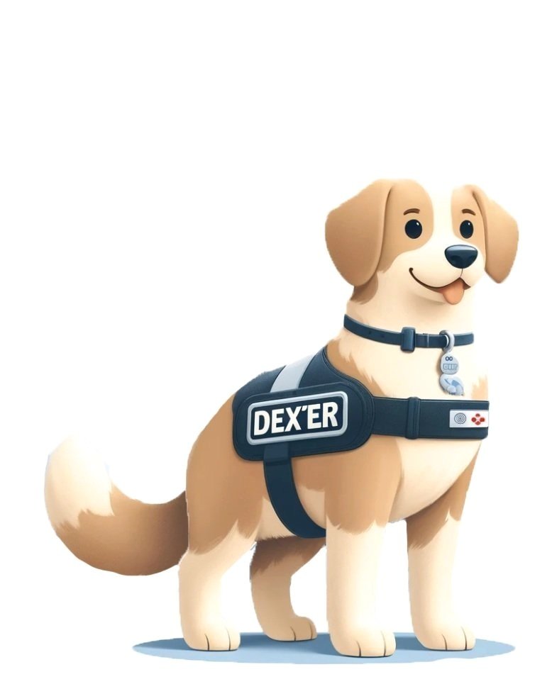Dexter dog mascot