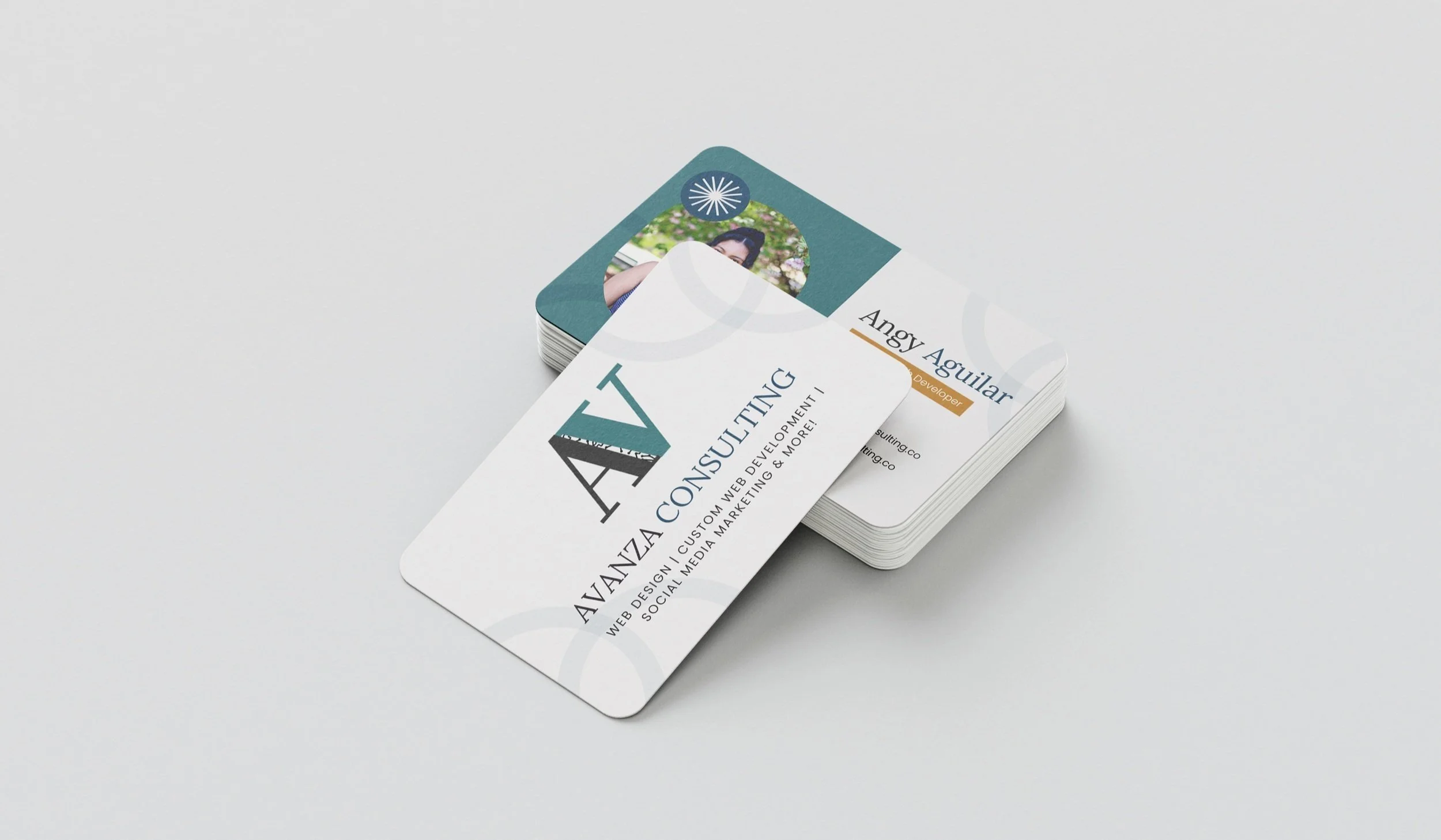 Avanza Consulting business card back